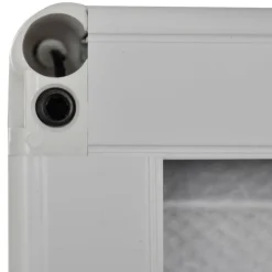vidaXL Decoración-Mosquitera plisada para ventanas contra el sol aluminio 60x80cm