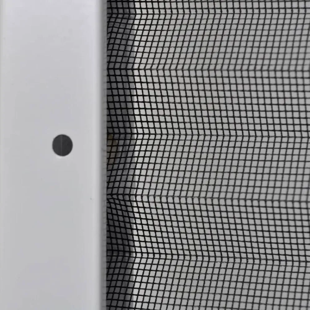 vidaXL Mosquitera plisada para ventanas aluminio 60x80cm Blanco