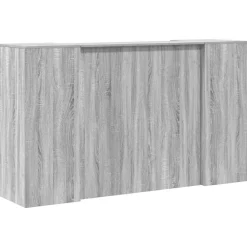 vidaXL Mostrador de recepción sonoma gris 180x50x103,5 cm Gris sonoma Discount