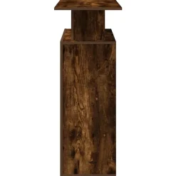 vidaXL Mostrador de recepción 100x40x104 cm Roble ahumado Clearance