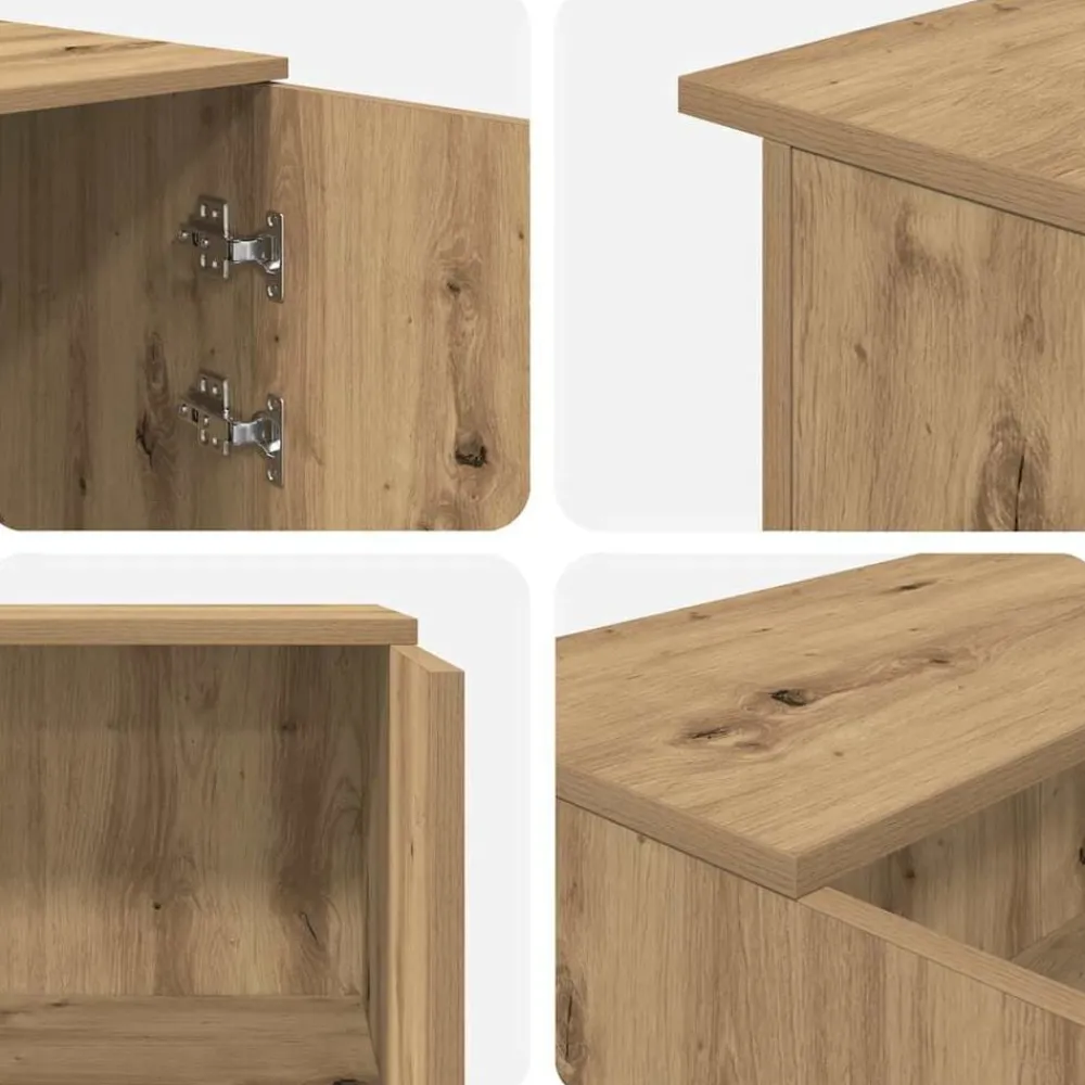 vidaXL Mostrador de recepción roble artisian 200x50x103,5 cm Roble artisan