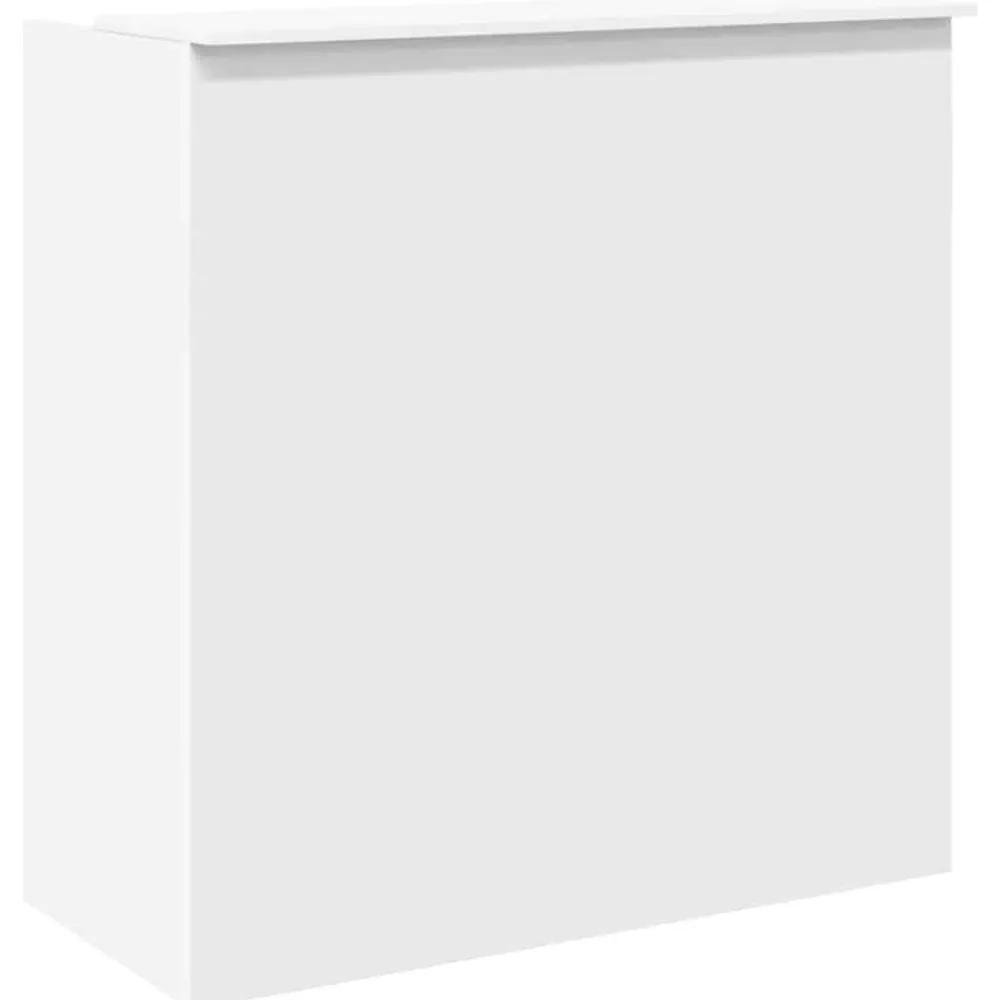 vidaXL Mostrador de recepción 100x50x103,5 cm madera de ingeniería Blanco Sale