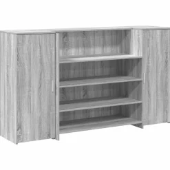 vidaXL Mostrador de recepción sonoma gris 180x50x103,5 cm Gris sonoma Online
