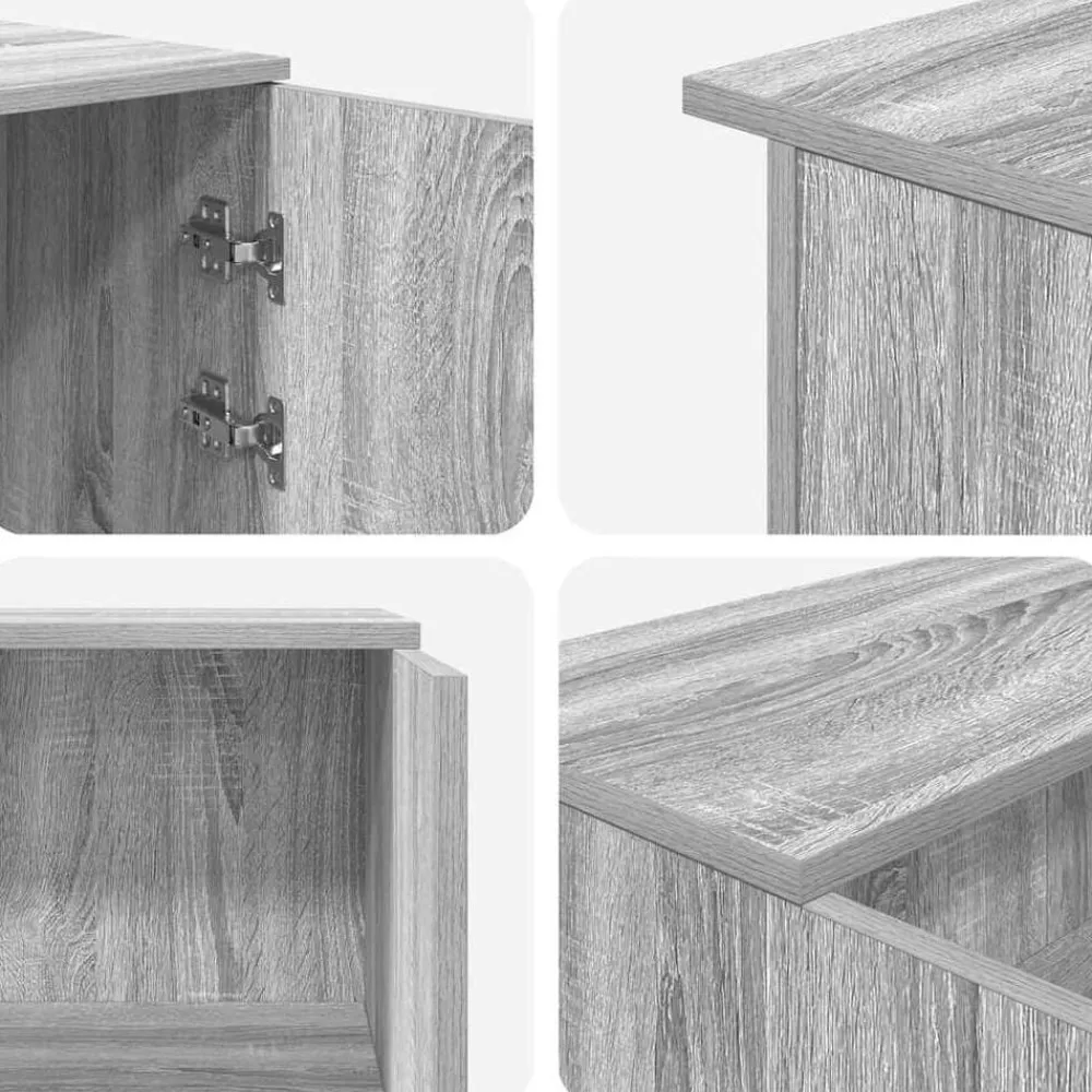 vidaXL Mostrador de recepción sonoma gris 180x50x103,5 cm Gris sonoma Online