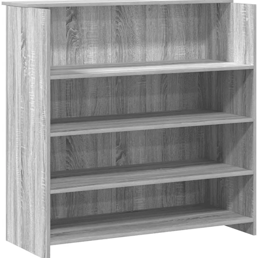 vidaXL Mostrador de recepción sonoma gris 180x50x103,5 cm Gris sonoma Online