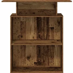 vidaXL Mostrador de recepción 100x40x104 cm Madera antigua Discount