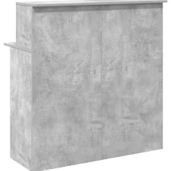 vidaXL Mostrador de recepción gris hormigón 100x50x103,5 cm Gris hormig&oacute;n Outlet
