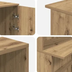 vidaXL Mostrador de recepción roble artisian 200x50x103,5 cm Roble artisan Best