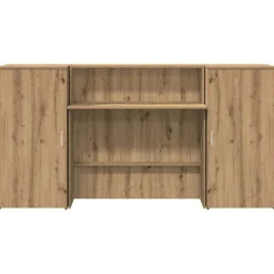 vidaXL Mostrador de recepción roble artisian 200x50x103,5 cm Roble artisan Best