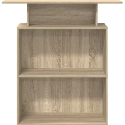 vidaXL Mostrador de recepción 100x40x104 cm Madera de ingeniería Roble Sonoma Discount