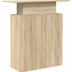 vidaXL Mostrador de recepción 100x40x104 cm Madera de ingeniería Roble Sonoma Discount