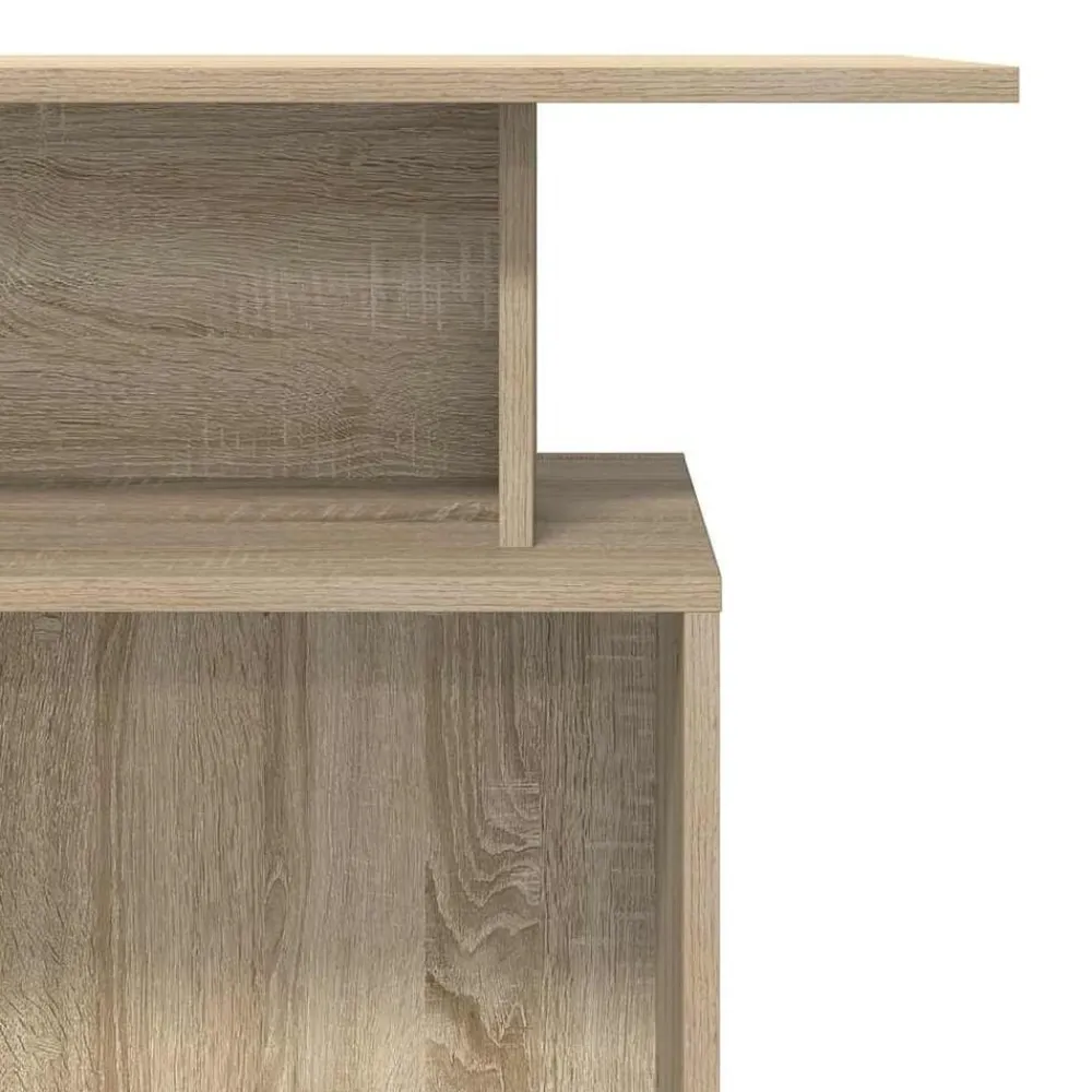 vidaXL Mostrador de recepción 100x40x104 cm Madera de ingeniería Roble Sonoma Discount