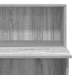 vidaXL Mobiliario De Oficina-Mostrador de recepción sonoma gris 100x50x103,5 cm