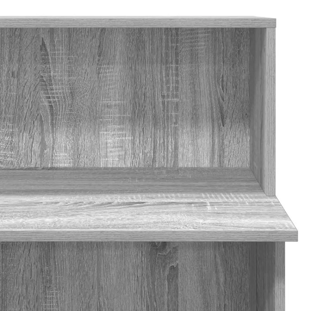 vidaXL Mobiliario De Oficina-Mostrador de recepción sonoma gris 100x50x103,5 cm