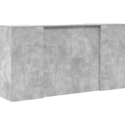 vidaXL Mostrador de recepción gris hormigón 200x50x103,5 cm Gris hormig&oacute;n Online