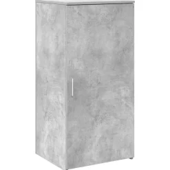 vidaXL Mobiliario De Oficina-Mostrador de recepción gris hormigón 155x50x103,5 cm