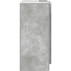 vidaXL Mobiliario De Oficina-Mostrador de recepción gris hormigón 155x50x103,5 cm