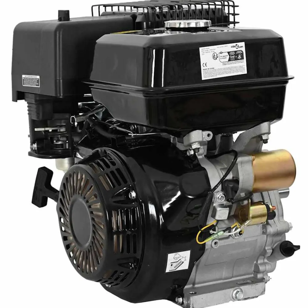 vidaXL Motor de gasolina 15 HP 11 kW negro Discount