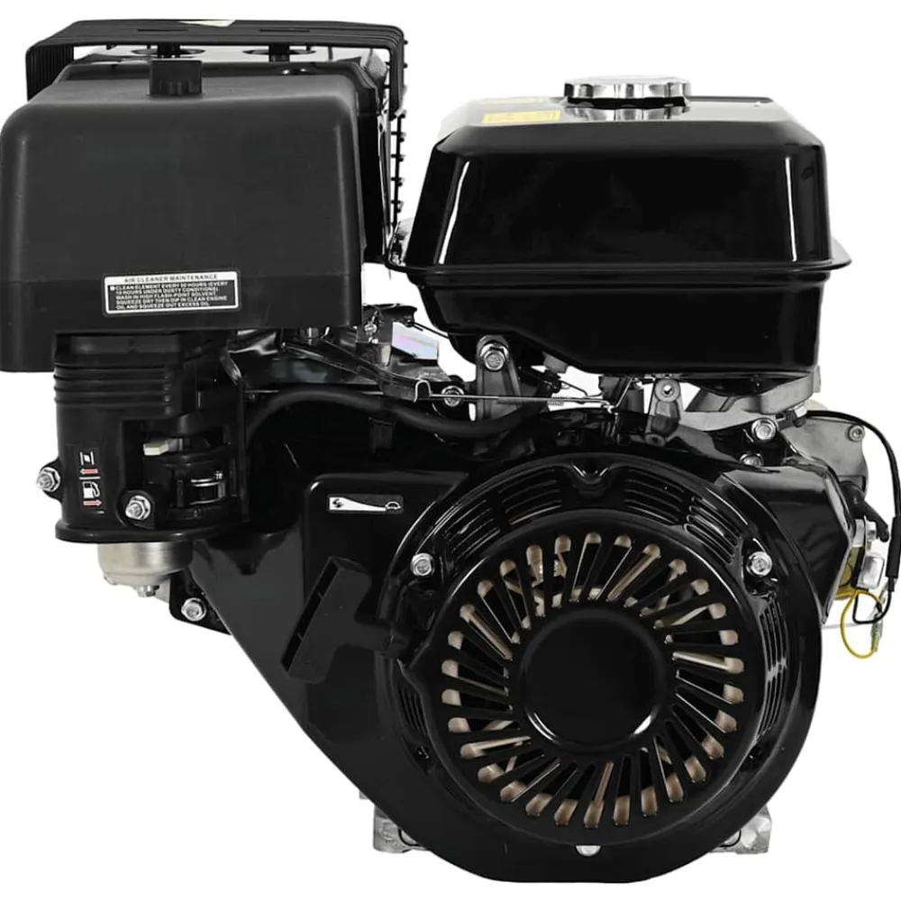 vidaXL Motor de gasolina 15 HP 11 kW negro Discount
