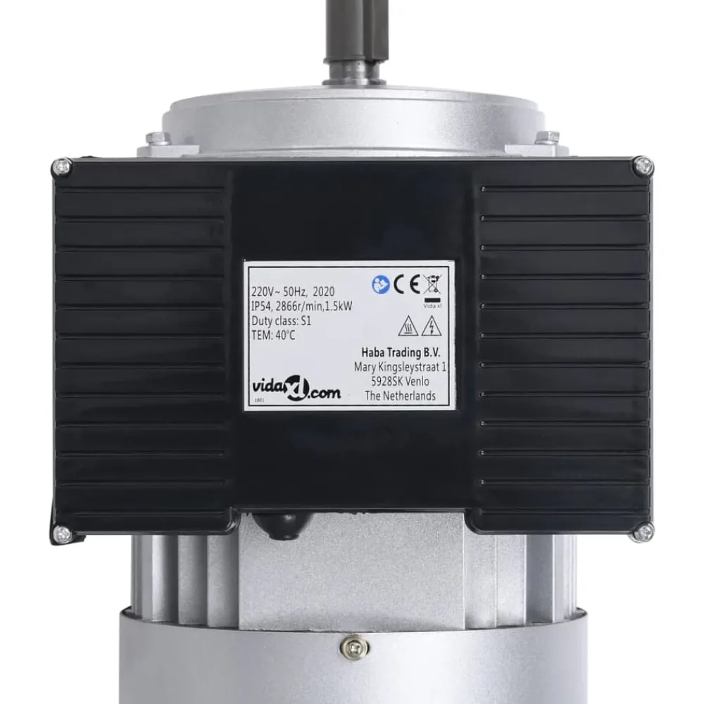 vidaXL Motor eléctrico monofásico aluminio 1,5kW/2HP 2 polos 2800 RPM