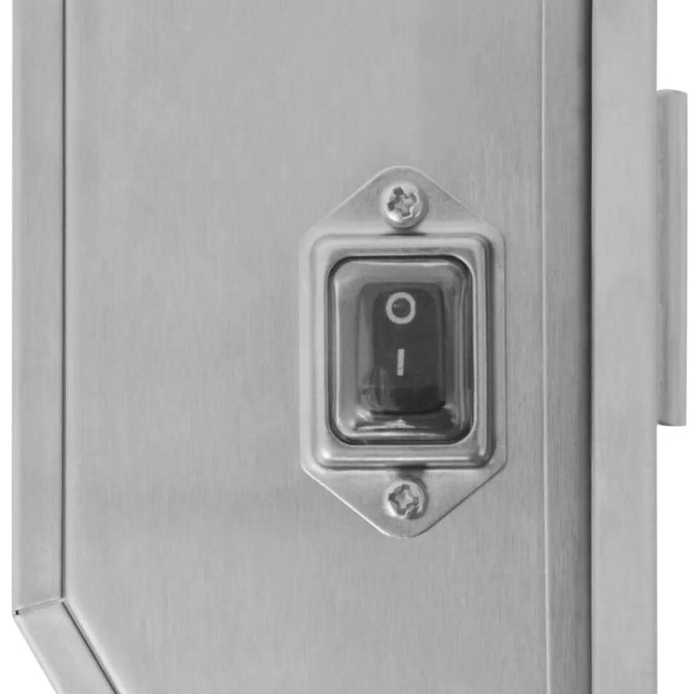 vidaXL Motor profesional para espetón de asado/barbacoa acero inox. 4 W