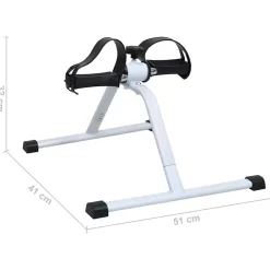 vidaXL Máquina de cardio pedalear mini Outlet