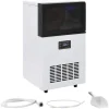 vidaXL Máquina de hacer cubitos de hielo negra 45 kg/24 h Sale