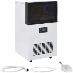 vidaXL Máquina de hacer cubitos de hielo negra 45 kg/24 h Sale