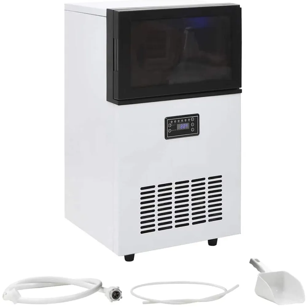 vidaXL Máquina de hacer cubitos de hielo negra 45 kg/24 h Sale