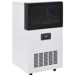 vidaXL Máquina de hacer cubitos de hielo negra 45 kg/24 h Sale