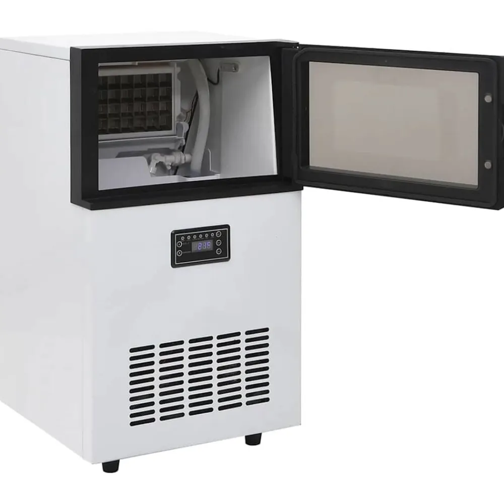 vidaXL Máquina de hacer cubitos de hielo negra 45 kg/24 h Sale