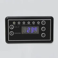 vidaXL Máquina de hacer cubitos de hielo negra 45 kg/24 h Sale