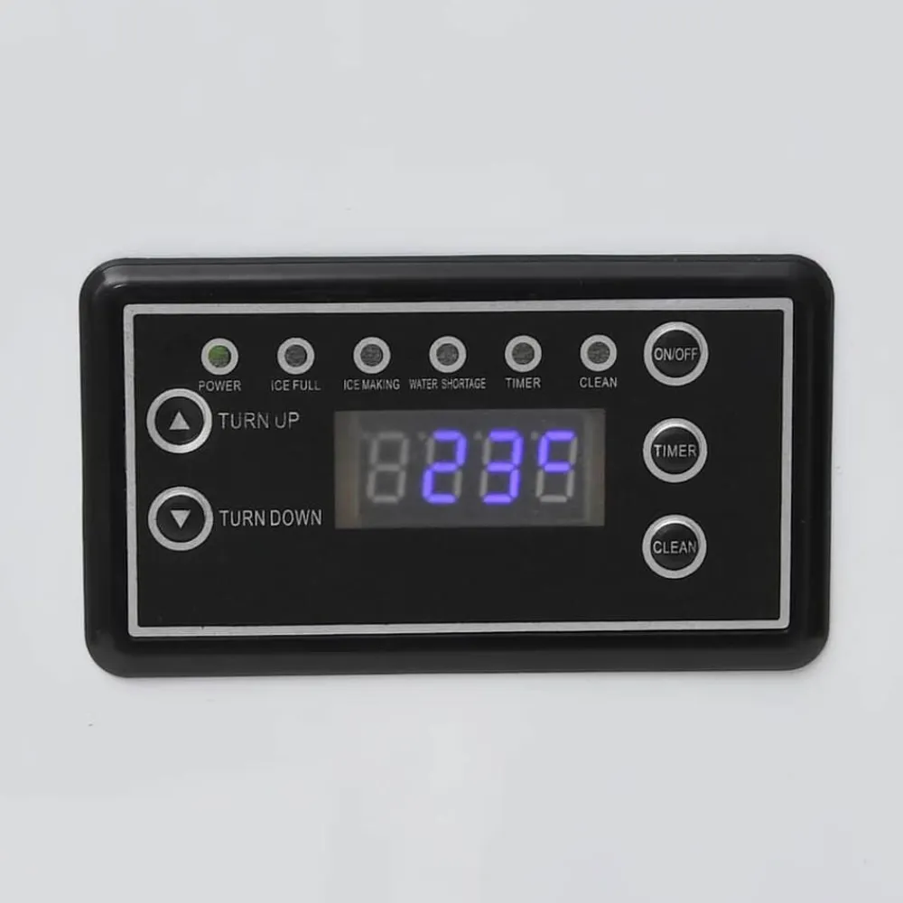 vidaXL Máquina de hacer cubitos de hielo negra 45 kg/24 h Sale