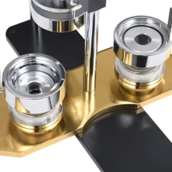 vidaXL Máquina de hacer insignias con 500 piezas de chapas 58 mm Online