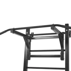 vidaXL Máquina de musculación multiusos para la pared negra