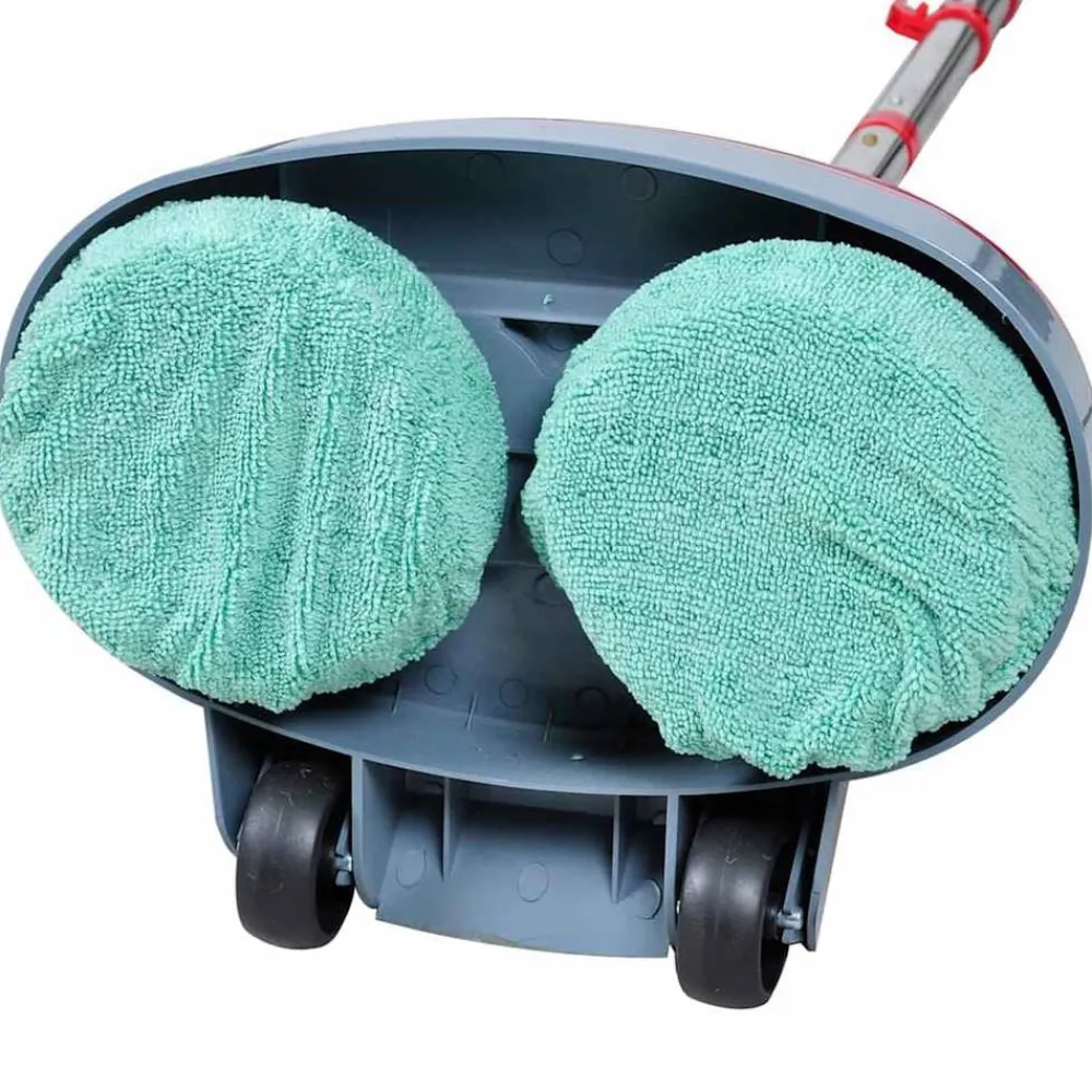 vidaXL Electrodomésticos-Máquina limpiasuelos pulidora con cabezal doble 5 en 1