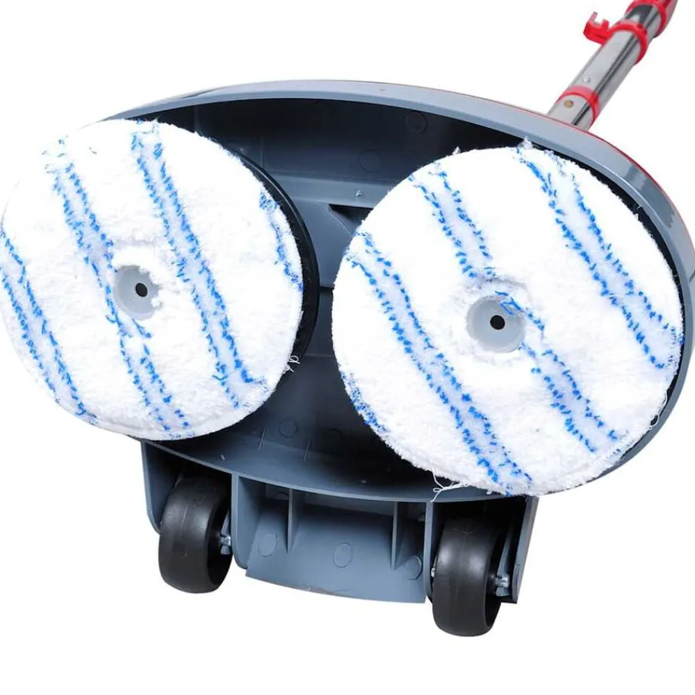 vidaXL Electrodomésticos-Máquina limpiasuelos pulidora con cabezal doble 5 en 1