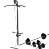 vidaXL Máquina musculación Power Tower con pesas y mancuernas 30,5 kg Best