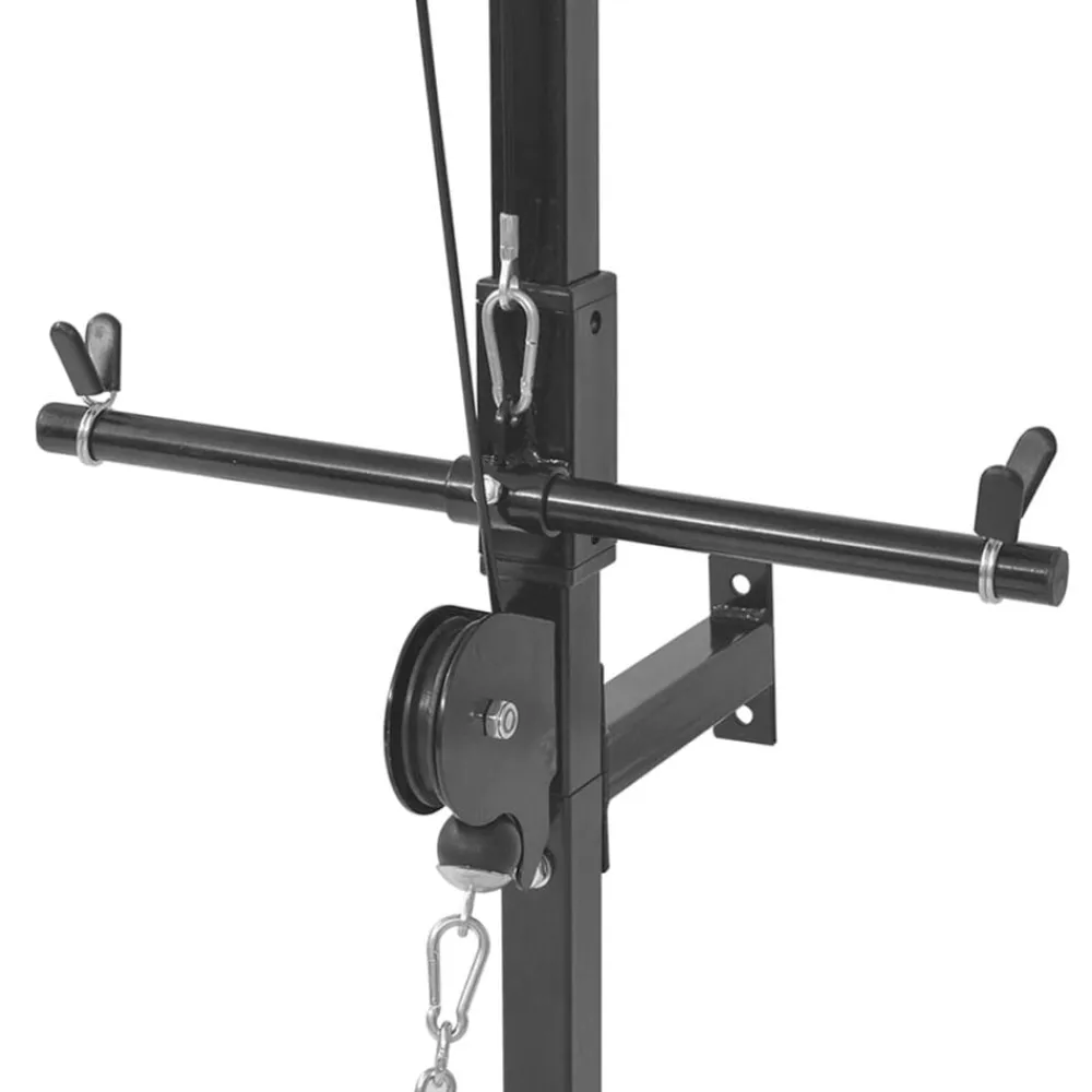 vidaXL Máquina musculación Power Tower con pesas y mancuernas 30,5 kg Best