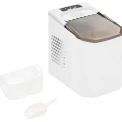 vidaXL Máquina para hacer cubitos de hielo 1,4 L 15 kg / 24 h Blanco Outlet