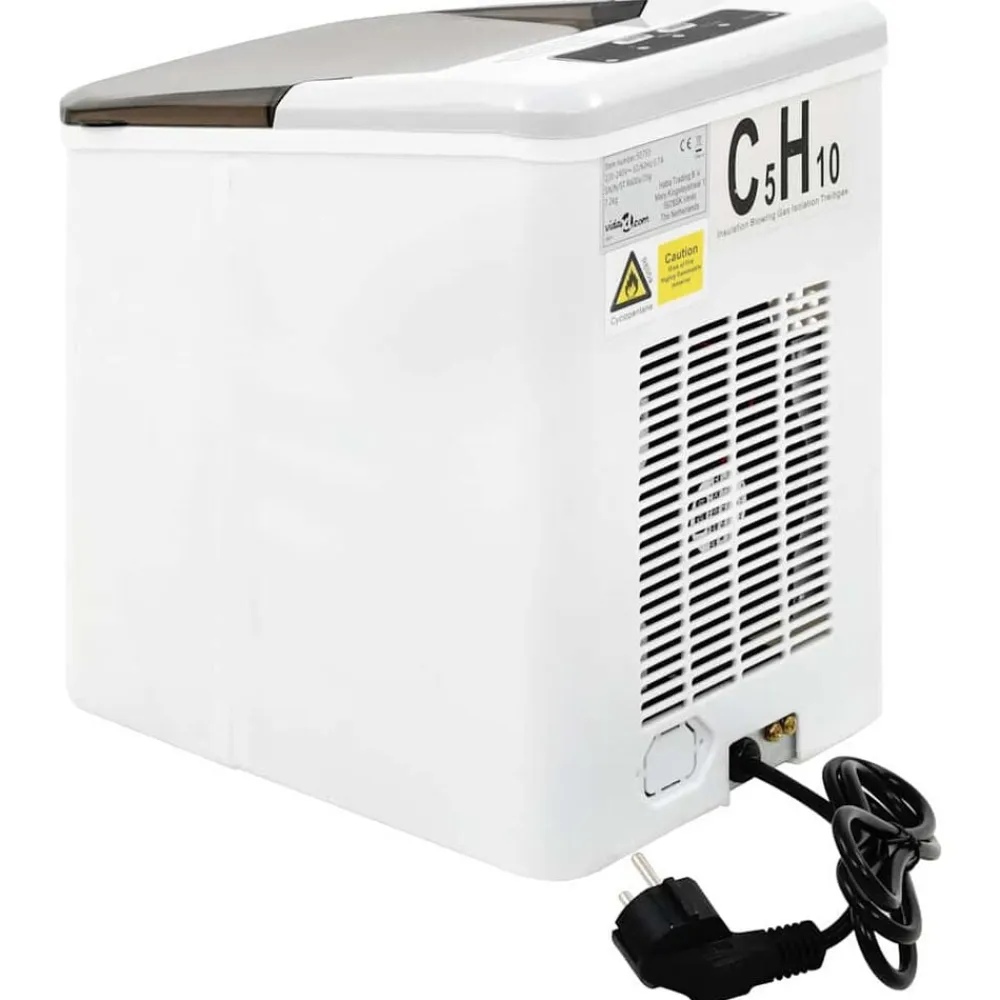 vidaXL Máquina para hacer cubitos de hielo 1,4 L 15 kg / 24 h Blanco Outlet