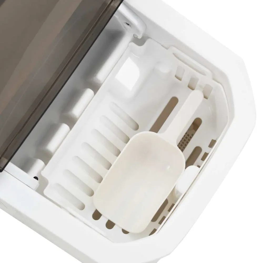 vidaXL Máquina para hacer cubitos de hielo 1,4 L 15 kg / 24 h Blanco Outlet