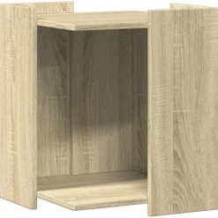 vidaXL Productos Para Mascotas-Mueble arenero para gatos madera 42x42x51 cm