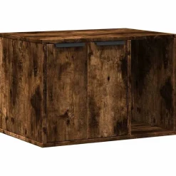 vidaXL Productos Para Mascotas-Mueble arenero para gatos madera 60x40x40 cm