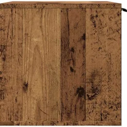 vidaXL Productos Para Mascotas-Mueble arenero para gatos madera envejecida 60x40x40 cm