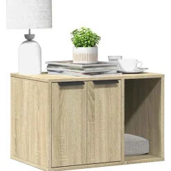 vidaXL Productos Para Mascotas-Mueble arenero para gatos madera 60x40x40 cm