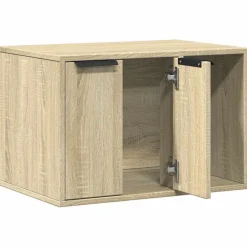 vidaXL Productos Para Mascotas-Mueble arenero para gatos madera 60x40x40 cm
