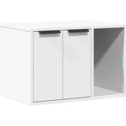 vidaXL Productos Para Mascotas-Mueble arenero para gatos madera ingeniería 60x40x40 cm