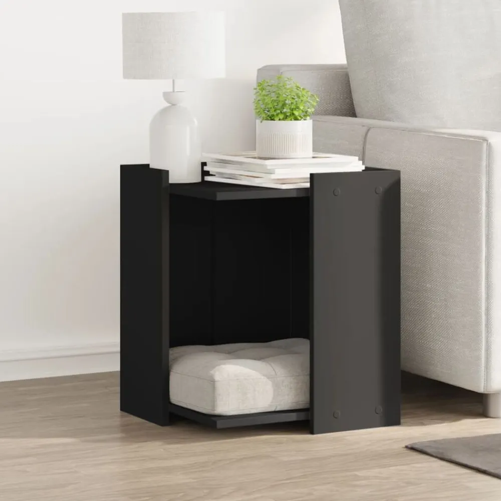 vidaXL Productos Para Mascotas-Mueble arenero para gatos madera ingeniería 42x42x51 cm