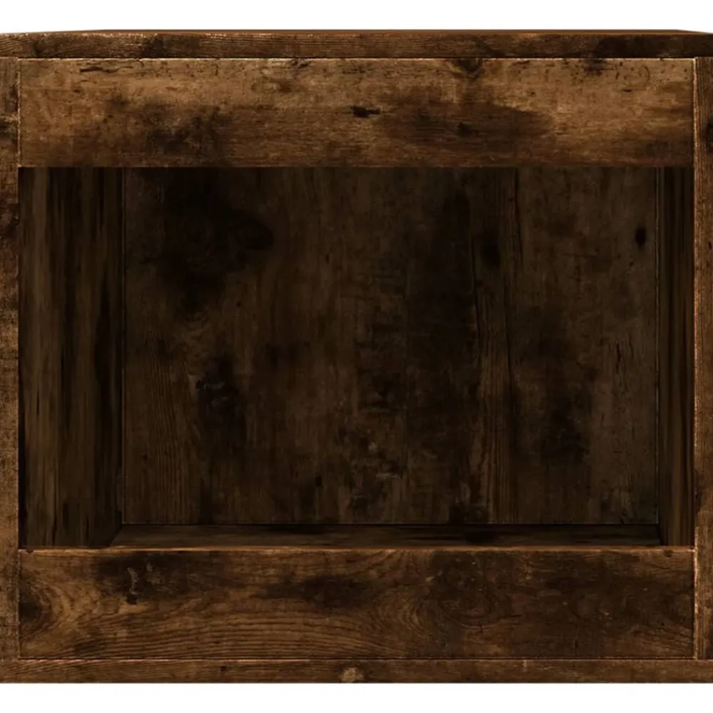 vidaXL Mueble arenero para gatos madera 47x59x42 cm Roble ahumado Clearance